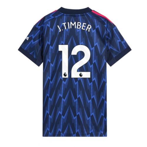 Billige Fotballdrakt Arsenal Jurrien Timber #12 Replika Bortedrakt Dame 2025-26 Kortermet Billige Fotballdrakt Arsenal Jurrien Timber #12 Replika Bortedrakt Dame 2025-26 Kortermet